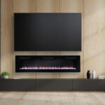 Cabinet,Tv,In,Modern,Living,Room,With,Decoration,On,Wooden