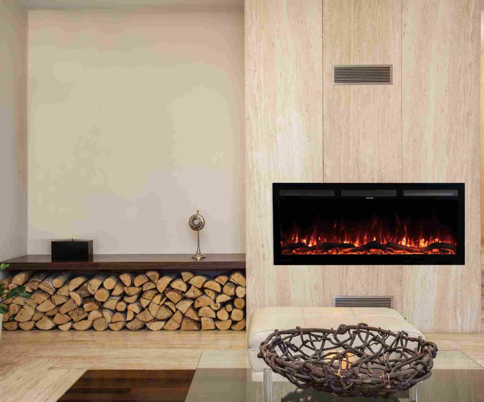 Ηλεκτρικό Τζάκι Smart Επιτοίχιο και Ένθετο SUPERIOR-42 L.E.D 1600W etzaki eik03