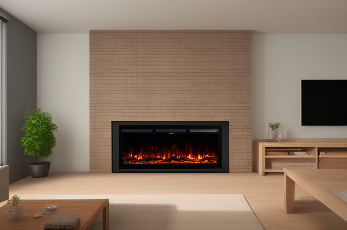 Ηλεκτρικό Τζάκι Smart Επιτοίχιο και Ένθετο SUPERIOR-42 L.E.D 1600W etzaki eik05