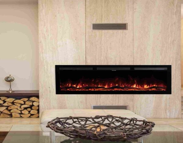 Ηλεκτρικό Τζάκι Smart Επιτοίχιο και Ένθετο SUPERIOR-60 L.E.D 1600W etzaki eik03