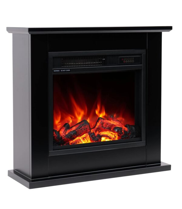 Monte Carlo Black- Επιδαπέδιο ηλεκτρικό τζάκι 1350W με επένδυση MDF etzaki.gr 02