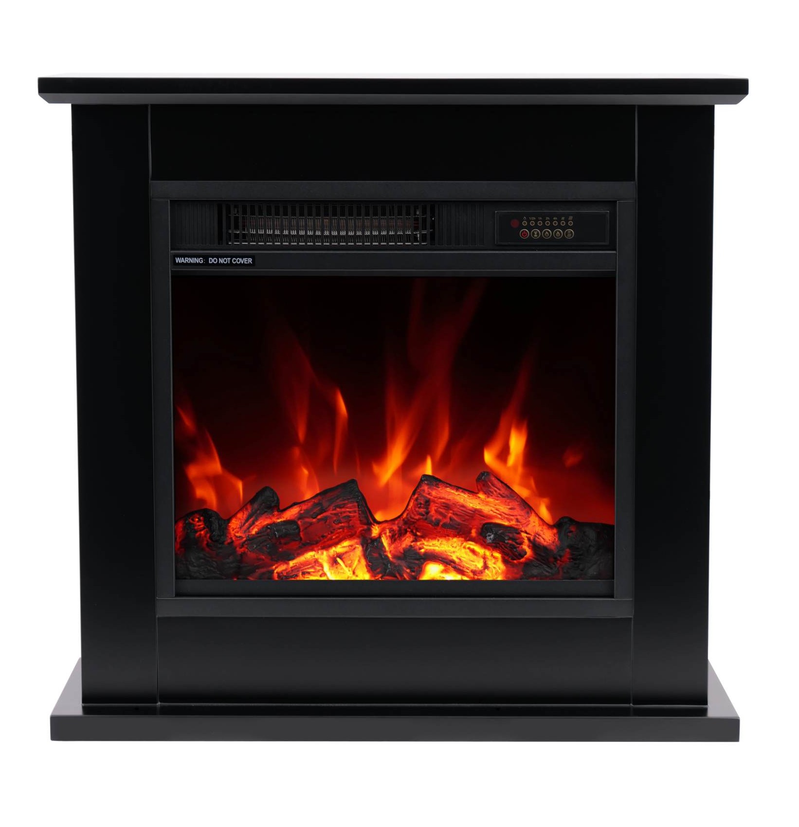 Monte Carlo Black- Επιδαπέδιο ηλεκτρικό τζάκι 1350W με επένδυση MDF etzaki.gr 04