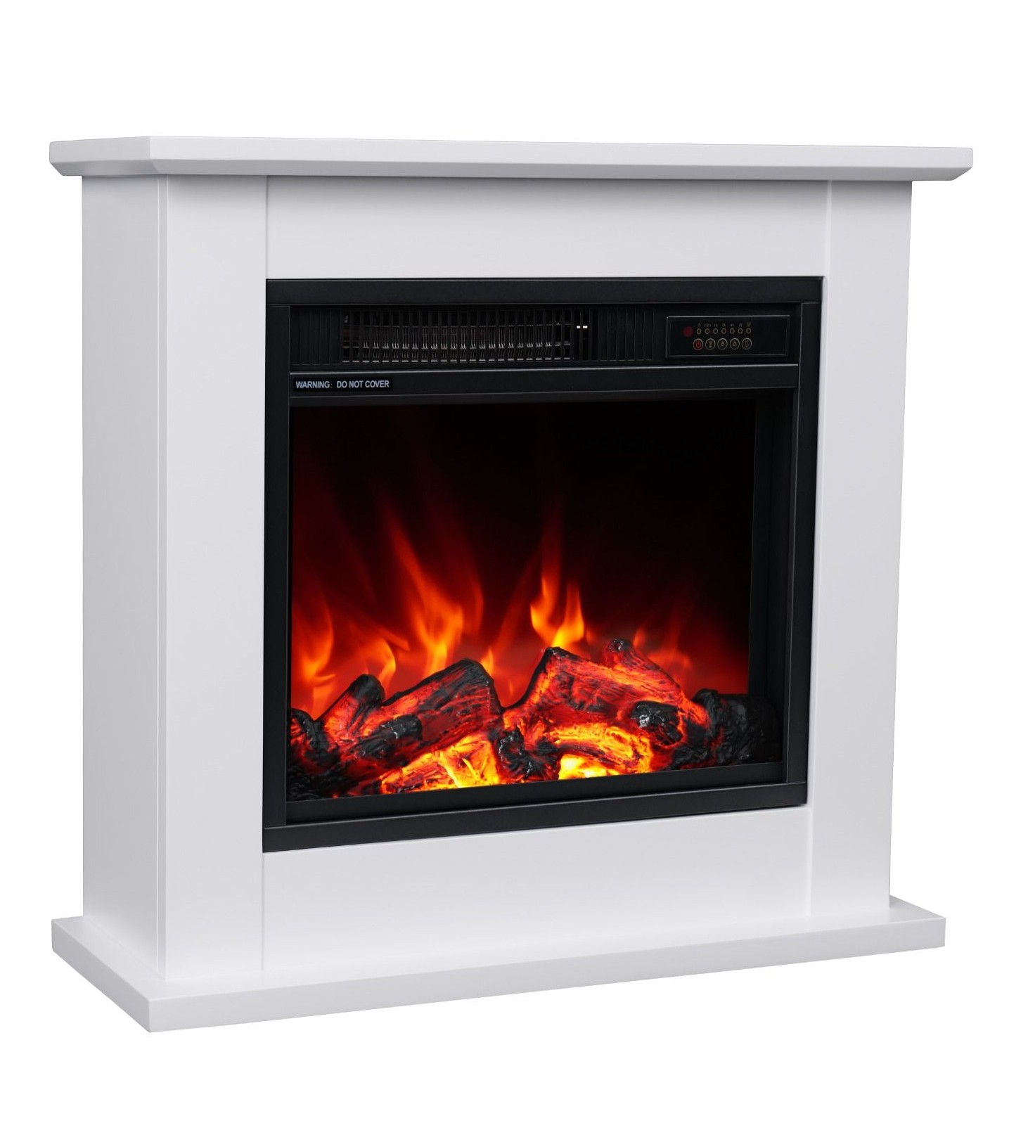 Monte Carlo White – Επιδαπέδιο ηλεκτρικό τζάκι 1350W με επένδυση MDF etzaki.gr 04