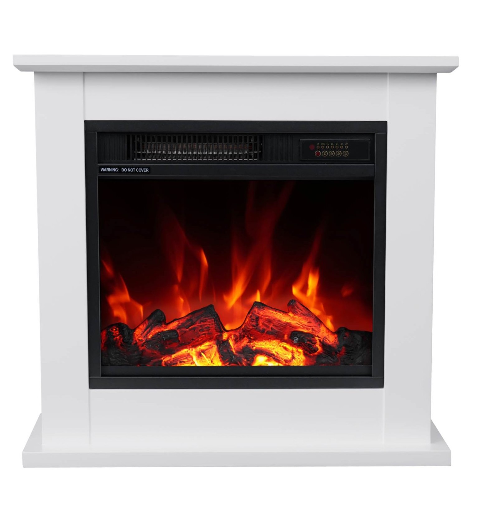 Monte Carlo White – Επιδαπέδιο ηλεκτρικό τζάκι 1350W με επένδυση MDF etzaki.gr 06